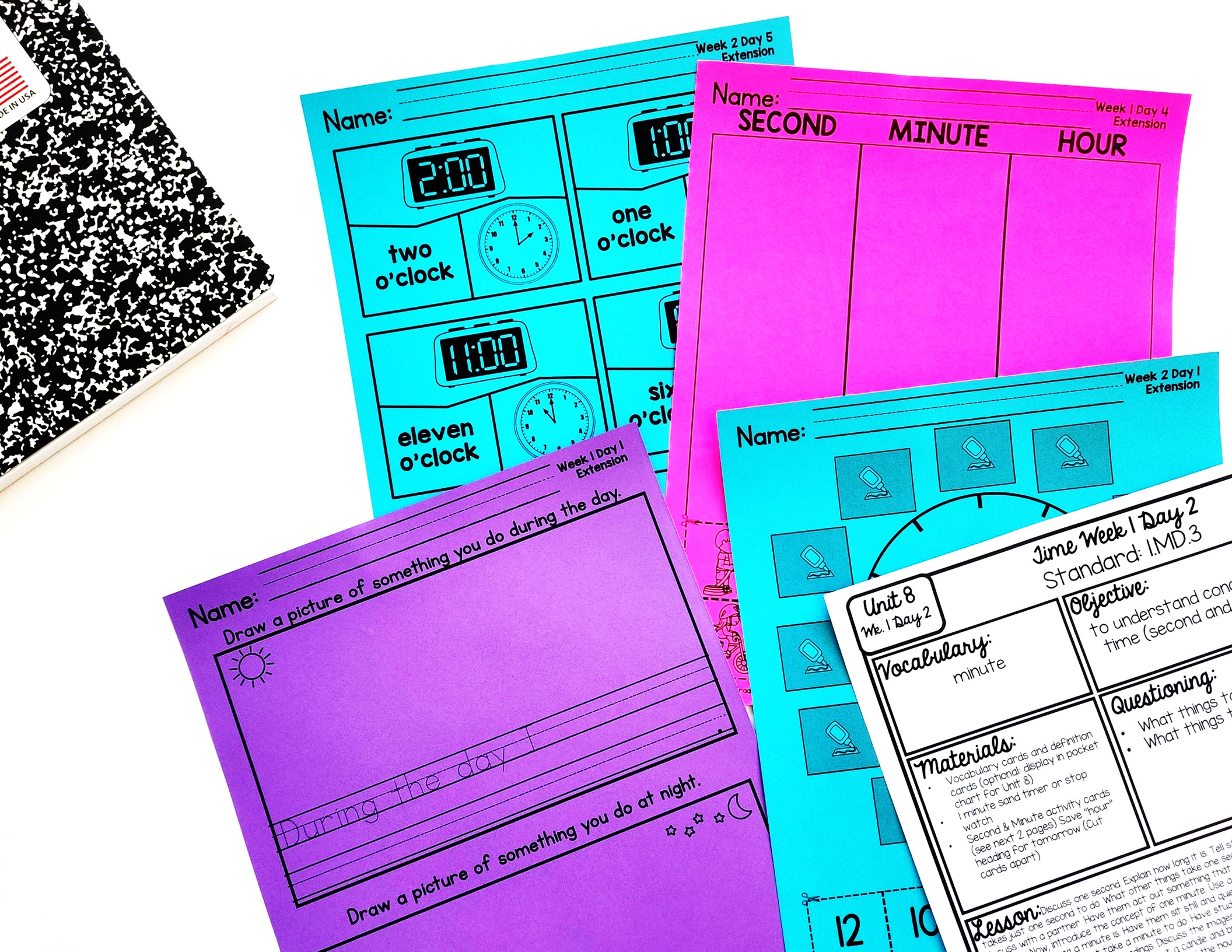 1st Grade Guided Math -Year Long Bundle - Image 23
