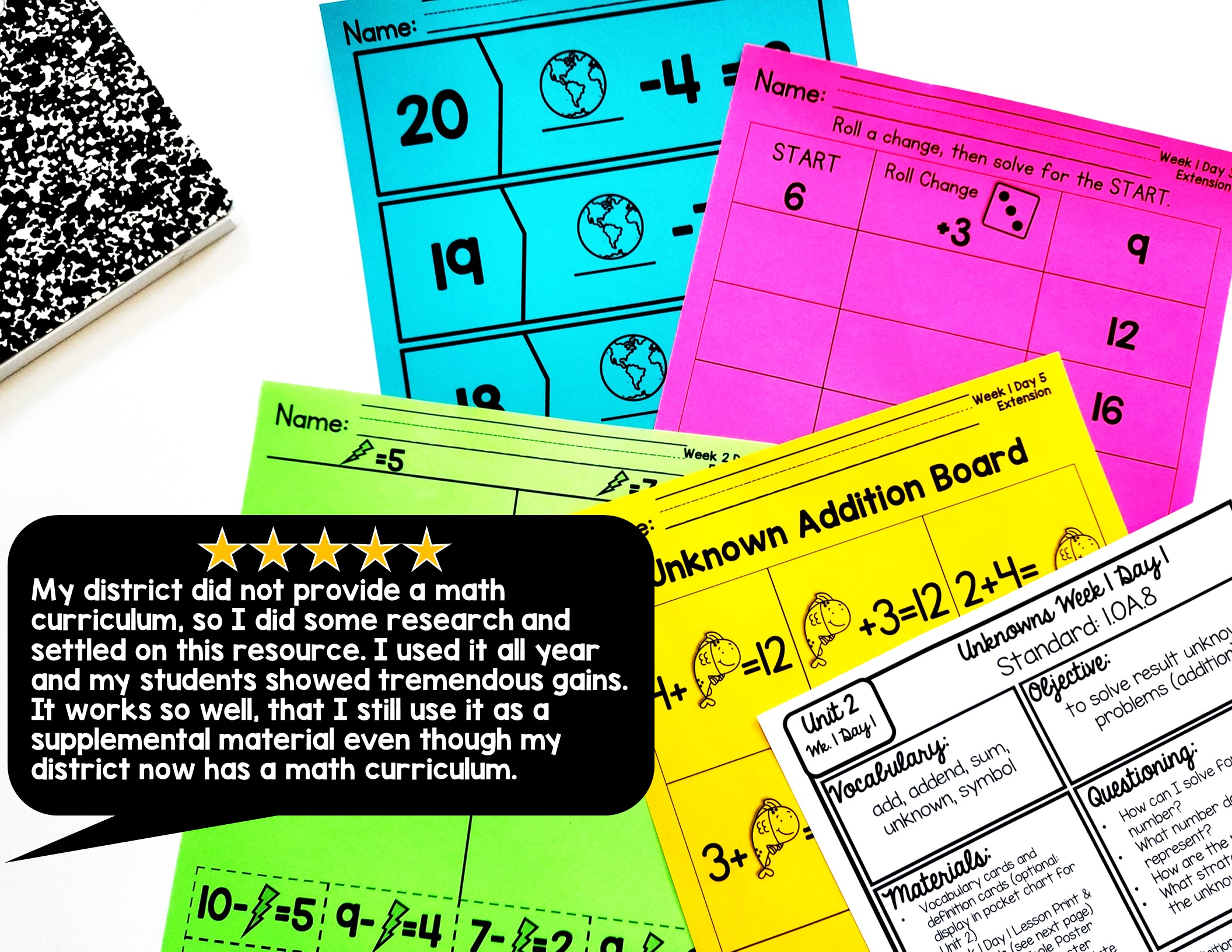 1st Grade Guided Math -Year Long Bundle - Image 4