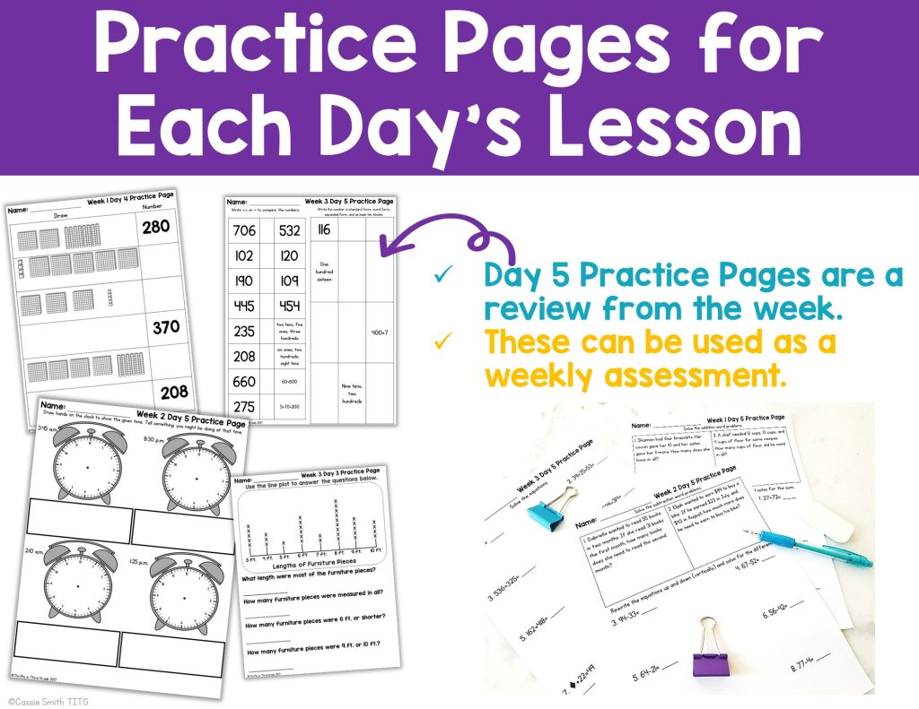 2nd Grade Guided Math -Year Long Bundle - Thrifty in Third Grade