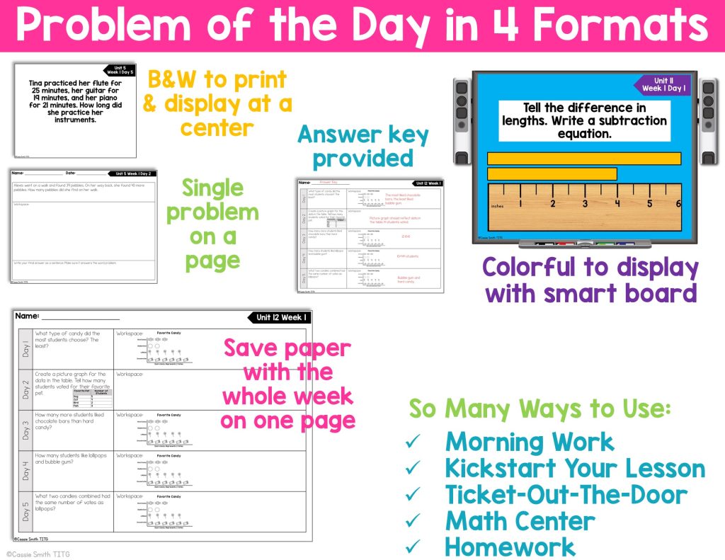 2nd Grade Guided Math -Year Long Bundle - Thrifty in Third Grade
