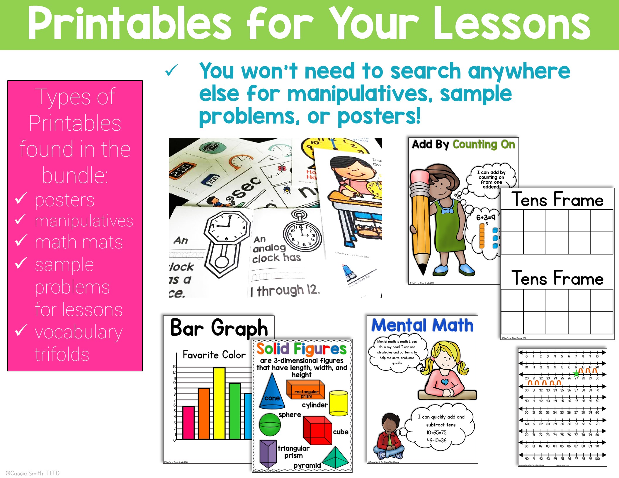 1st Grade Guided Math -Year Long Bundle - Image 10