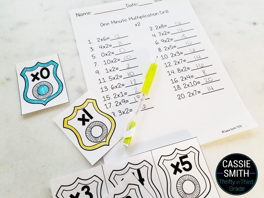 Building Multiplication Fact Fluency Activities - Thrifty in Third Grade