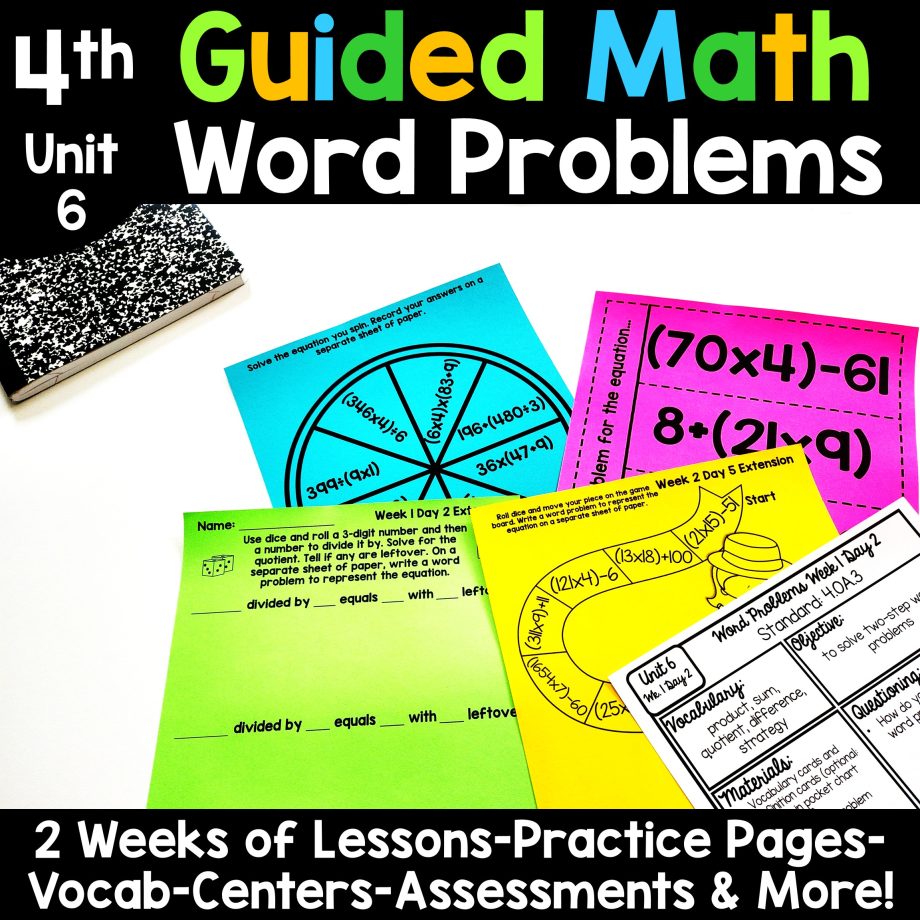 Fun Ways to Teach Two-Step Word Problems - Thrifty in Third Grade