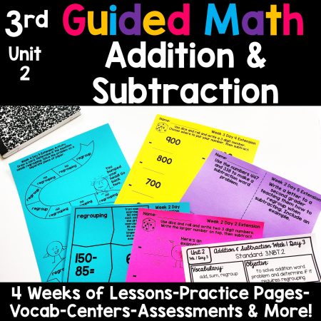 Fun and Easy 3rd Grade Addition and Subtraction Activities - Thrifty in ...