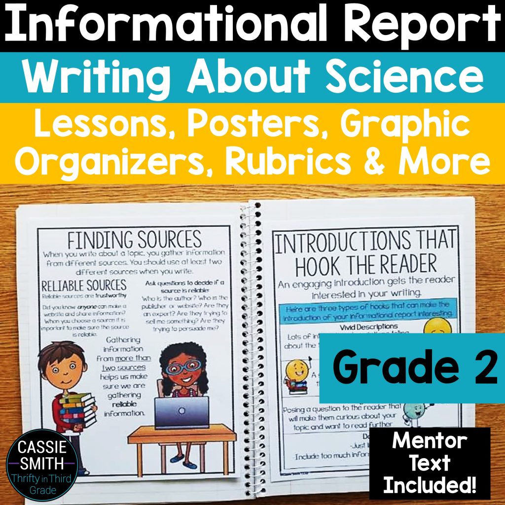 how to write informational text 4th grade
