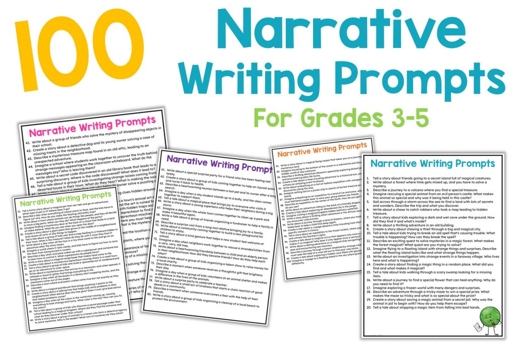 creative writing topics for 4th graders