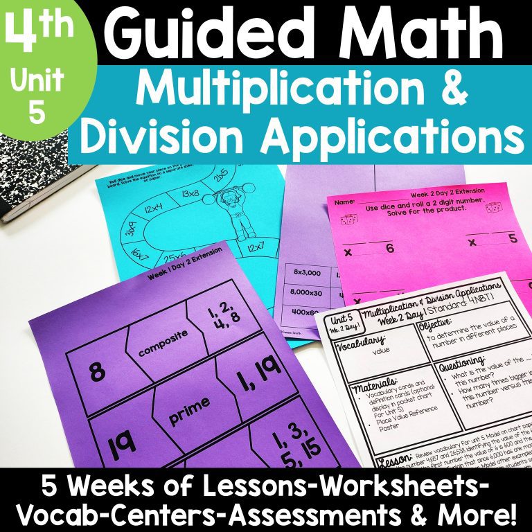 3rd Grade Guided Math -Unit 1 Rounding - Thrifty in Third Grade