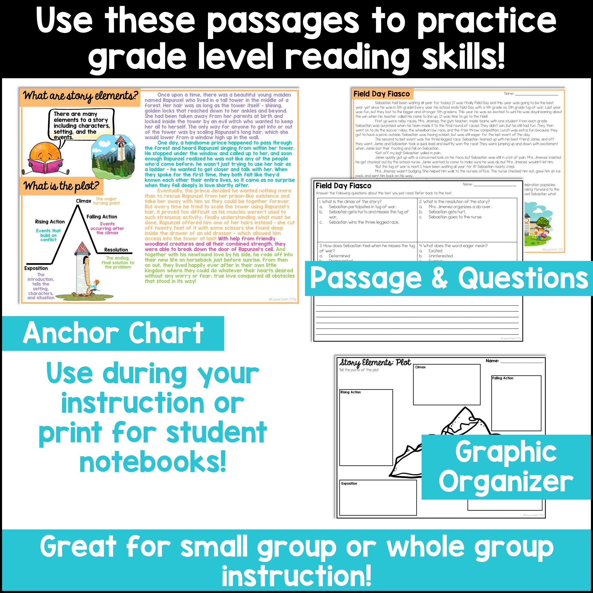 May Reading Passages - Activities and Anchor Charts - Image 6