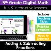5th Grade Digital Math Activities for Google - Bundle - Thrifty in ...