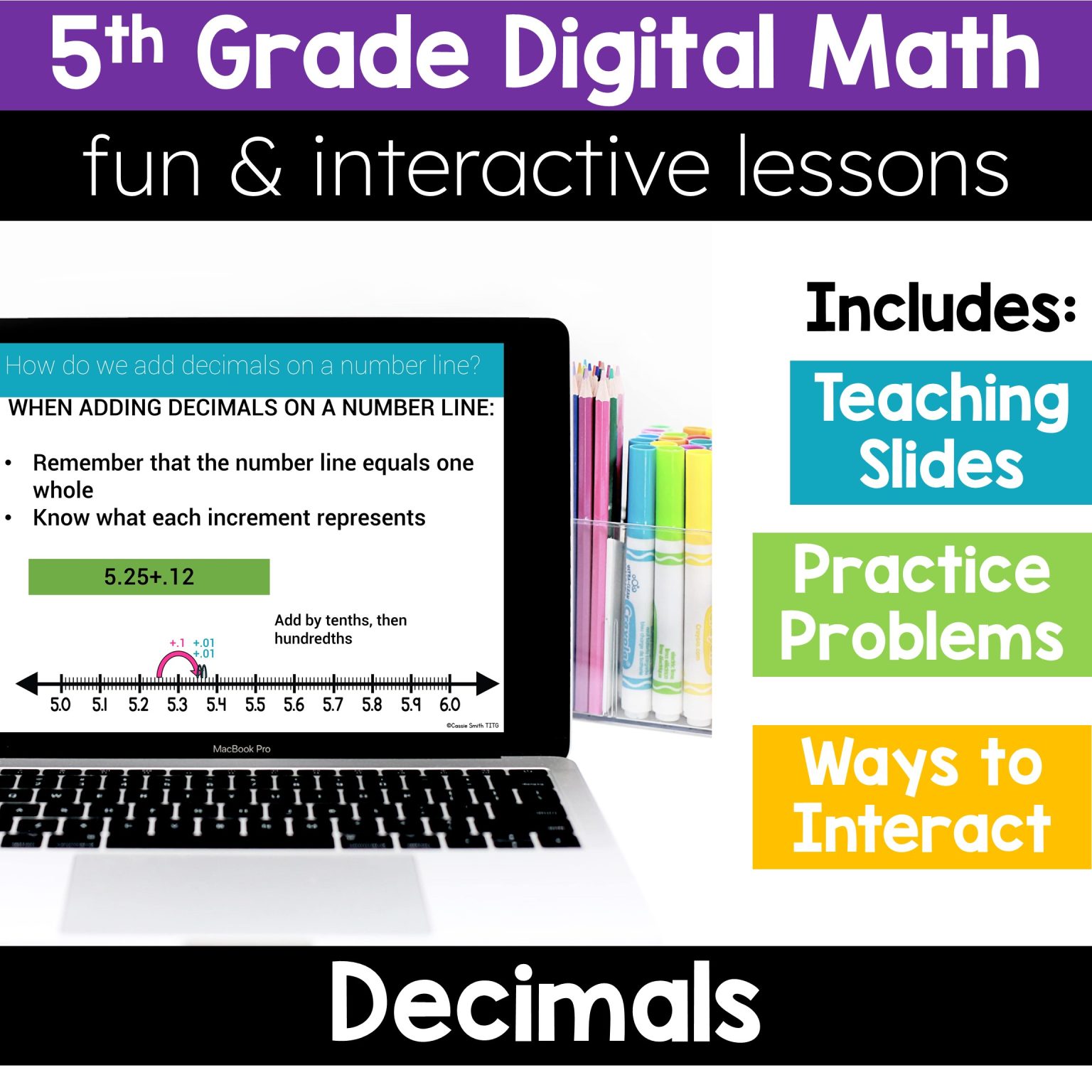 5th Grade Digital Math Activities for Google - Bundle - Thrifty in ...